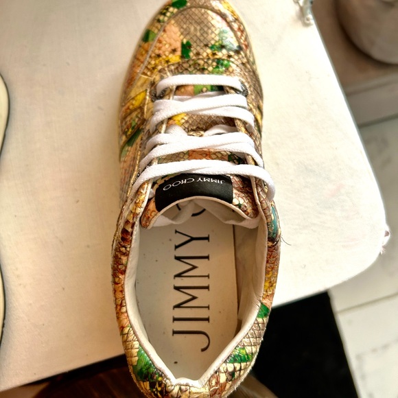 Jimmy Choo Shoes - Jimmy Choo Miami Snakeskin Pattern Women's Sneakers